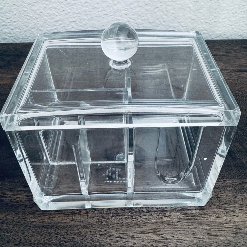 Caboodles Acrylic Bathroom Vanity Lidded Organizer Caddy
